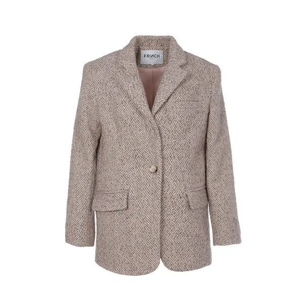 The Luana Woven Coat by FRNCH