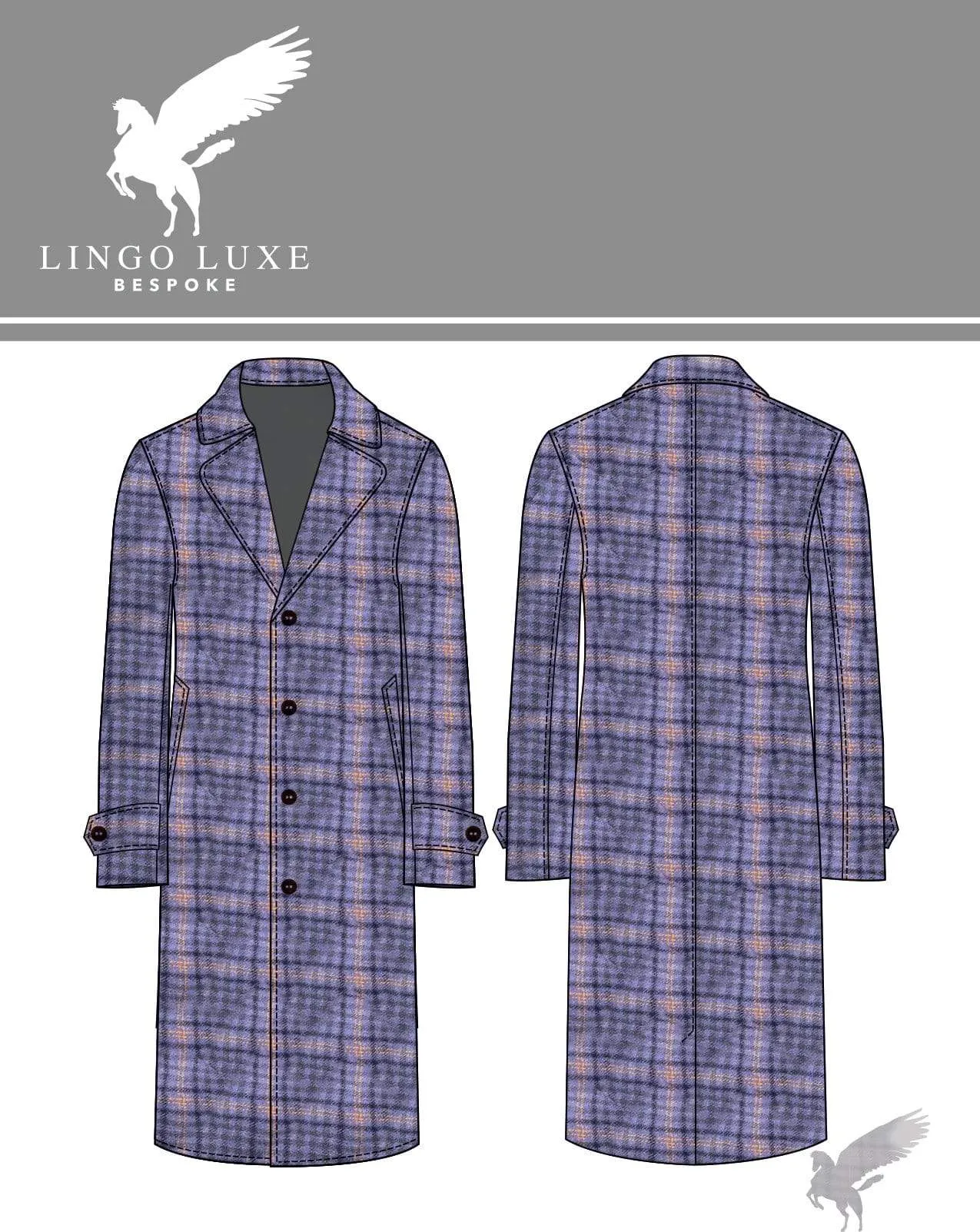 The Stately Overcoat | Purple Hazey