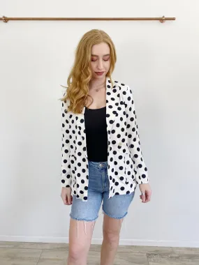 Topshop Polka Dot Blazer Jacket NWT 2