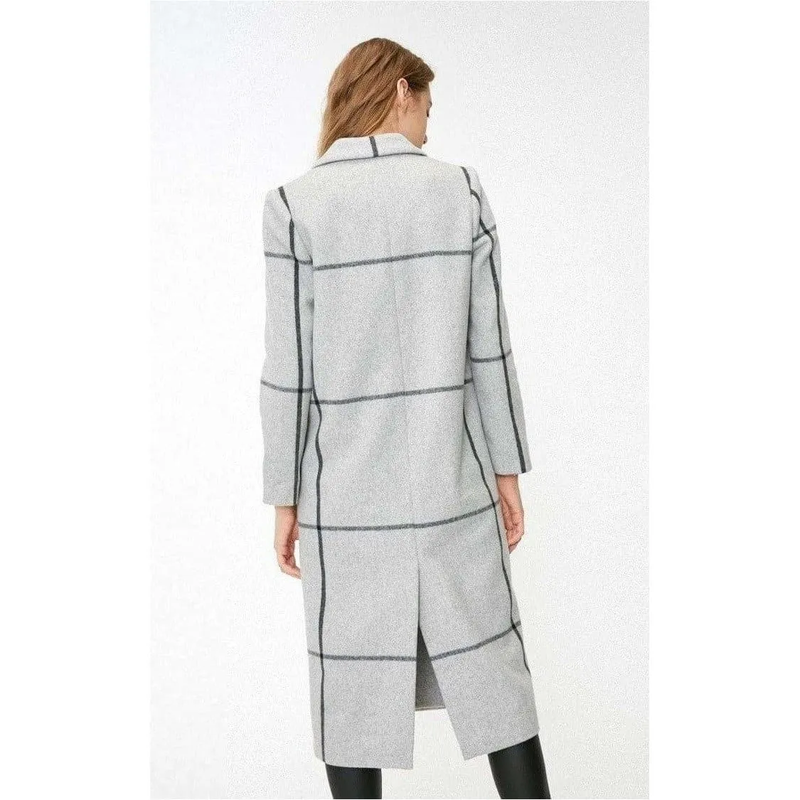 URBAN PLAID OVERCOAT