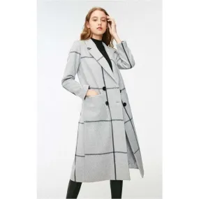 URBAN PLAID OVERCOAT