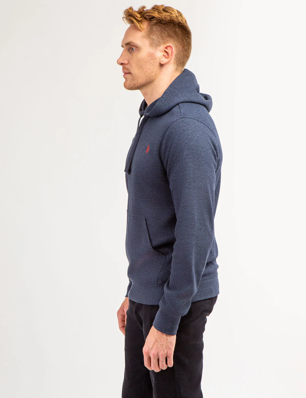 U.S. POLO ASSN. THERMAL PULLOVER HOODIE
