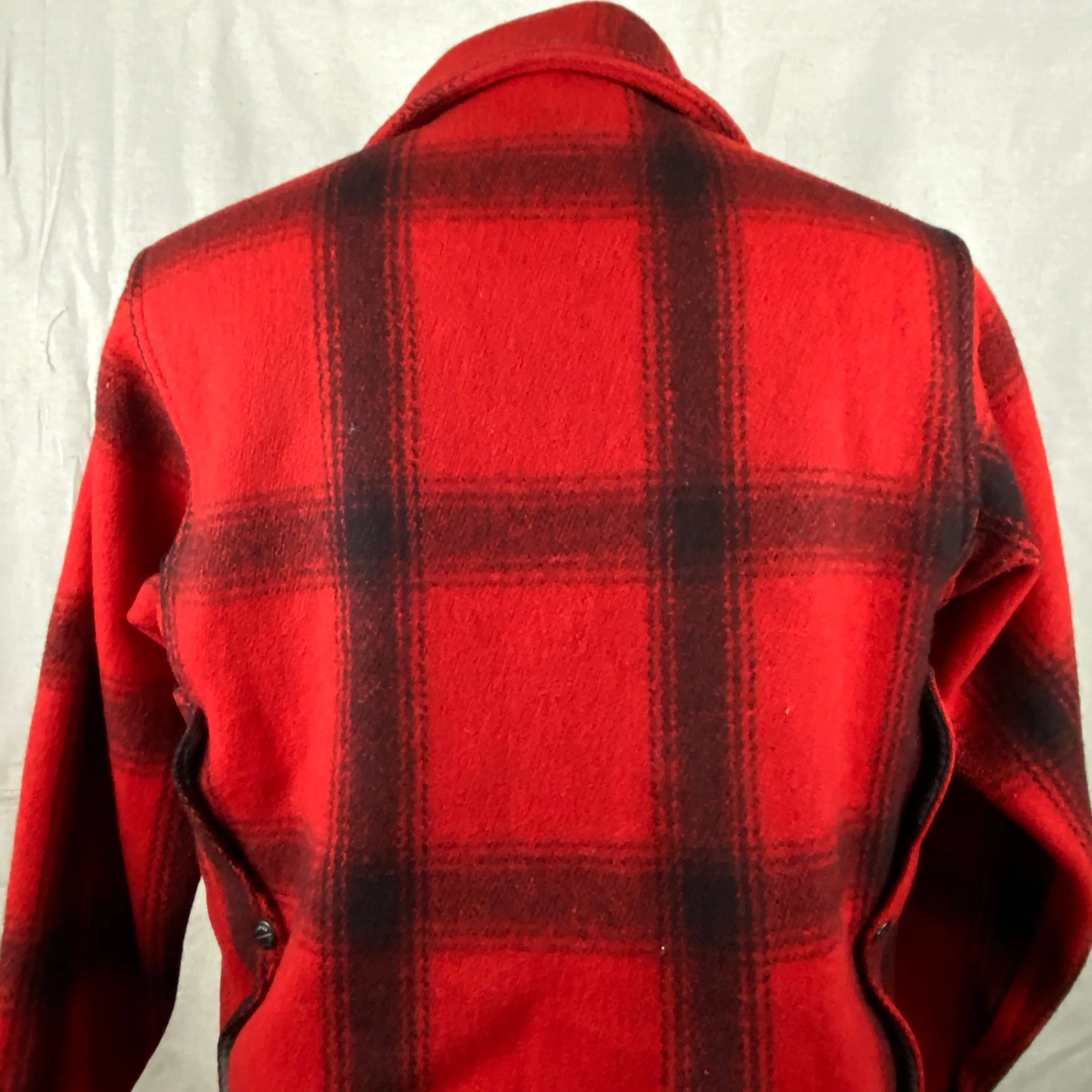 Vintage Union Made 75% Red Filson Hunter Wool Coat Style 85
