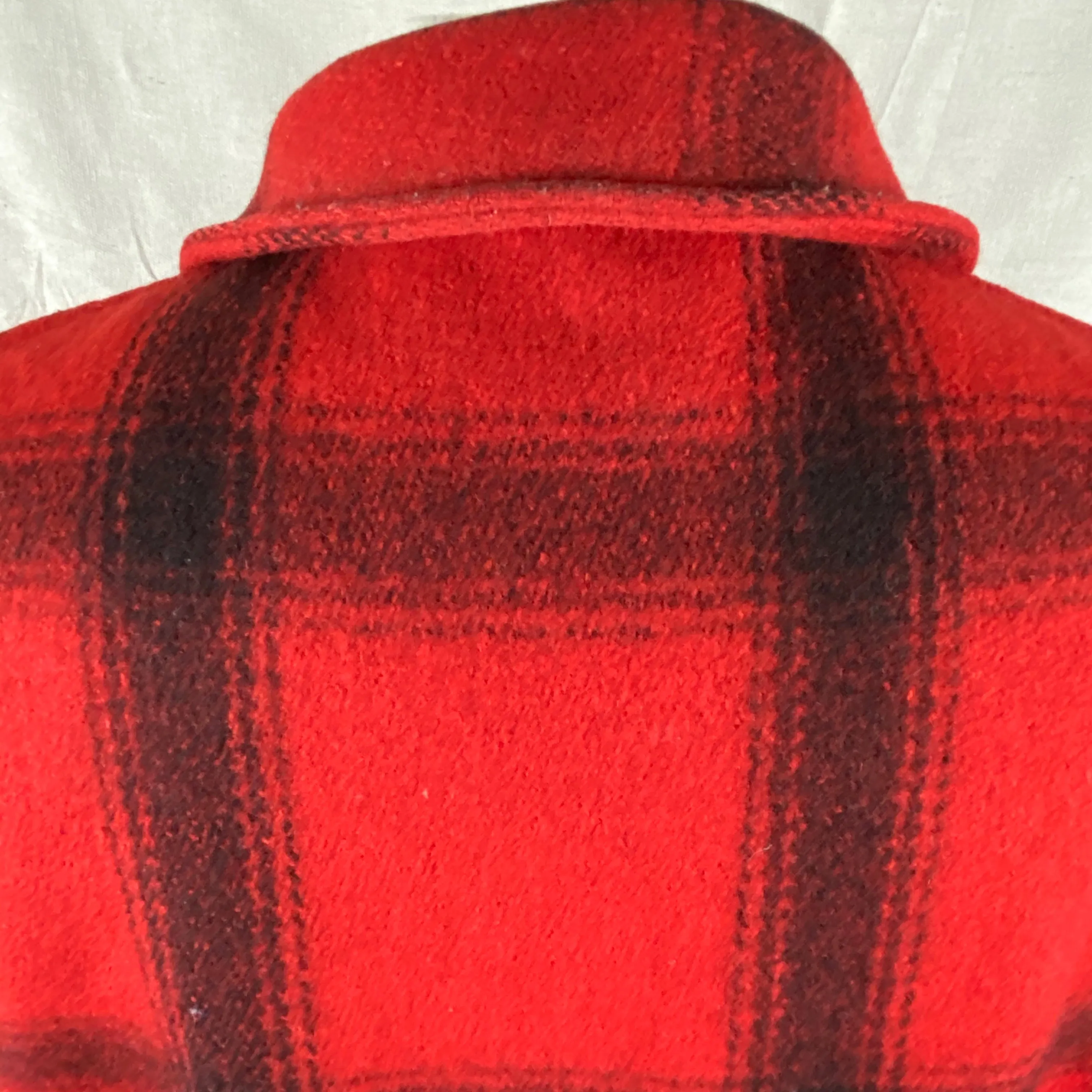 Vintage Union Made 75% Red Filson Hunter Wool Coat Style 85