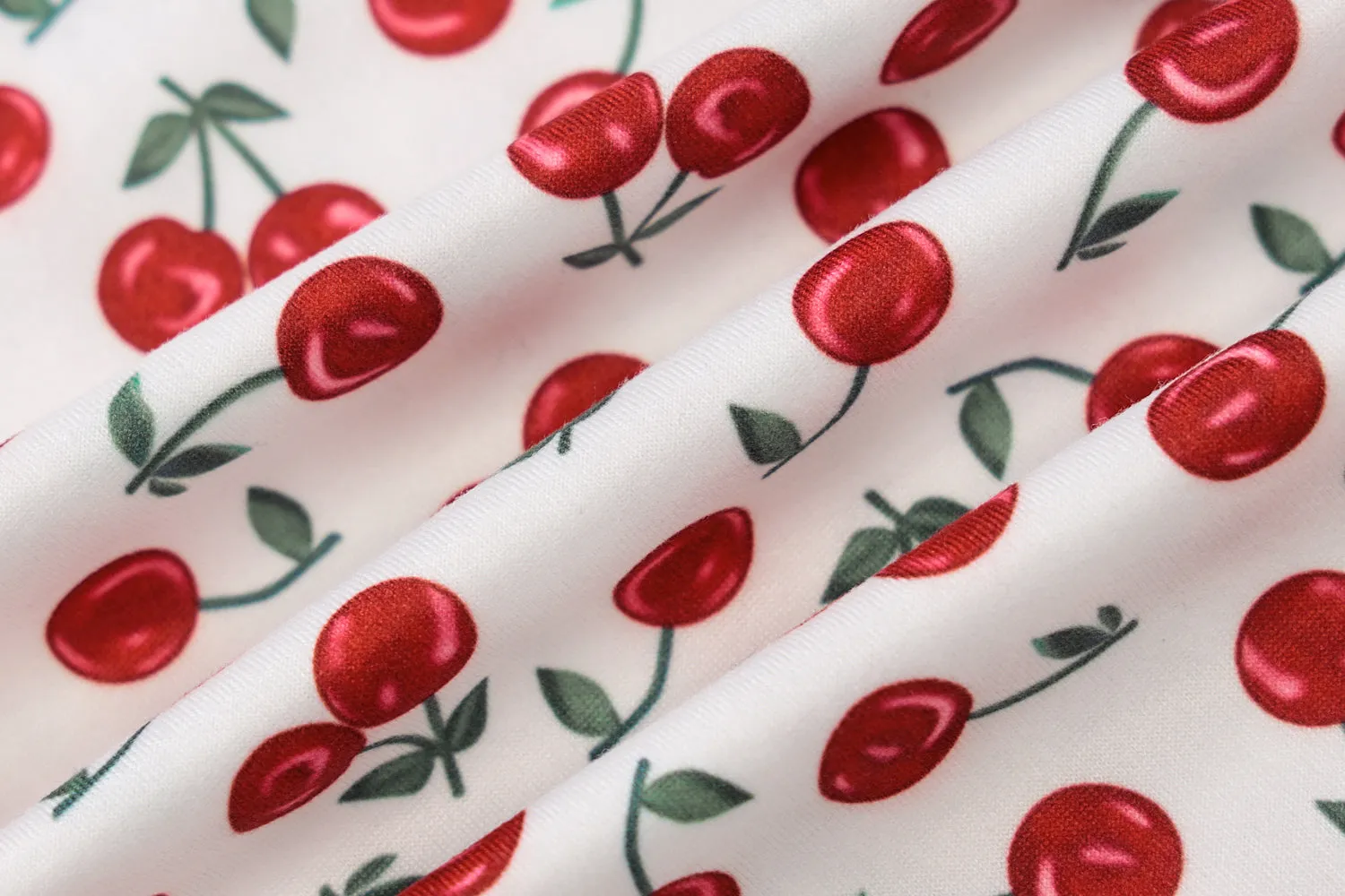 Vvsha Ala Cherry Print Mini Dress