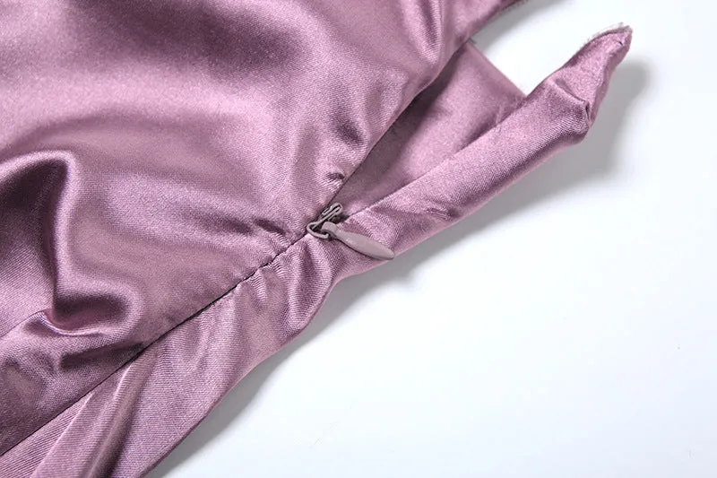 Women French Backless Halter Short Party Dress